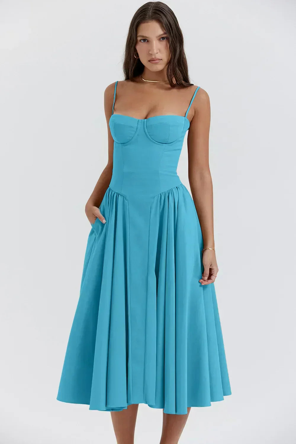 Elara | Abito Estivo Corsé Elegante
