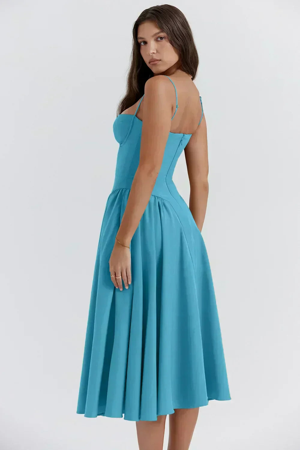 Elara | Abito di Sole con Corsetto Elegante