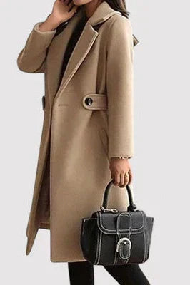 Cappotto con cintura