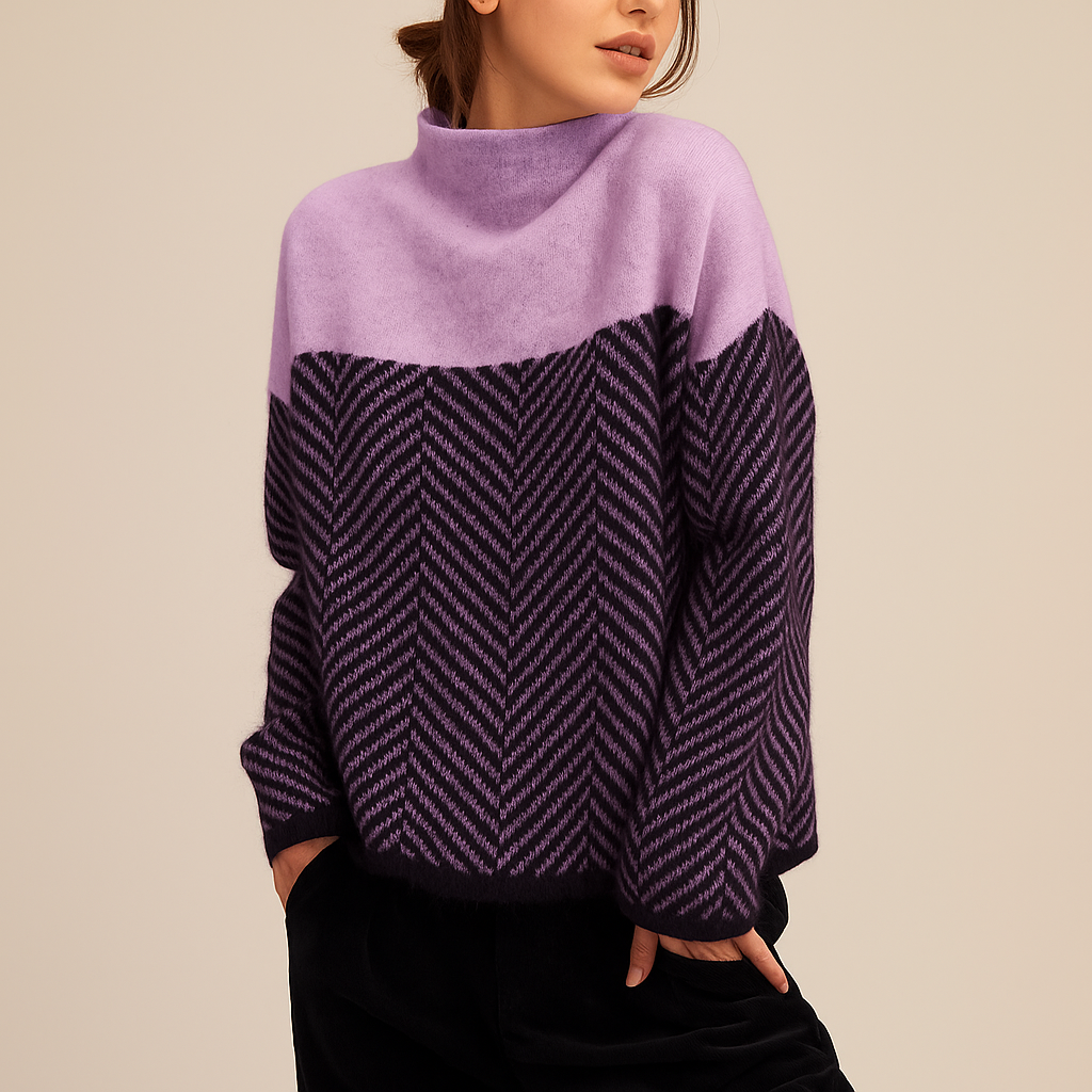 Zara | Maglione termico di Collo alto da donna | Calore classico