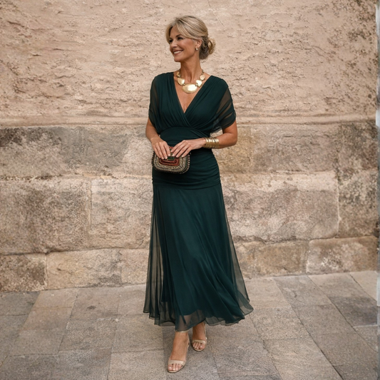 Mikaela - Abito maxi Off-Shoulder