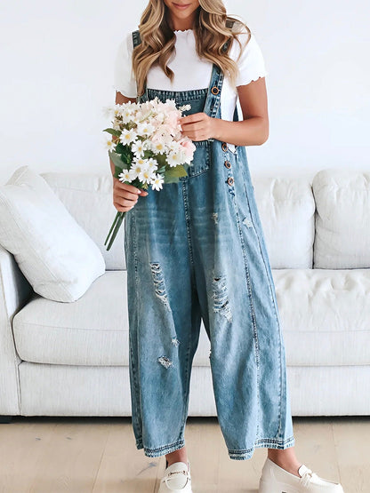 CATALINA – OVEROL DI DENIM LAVAGGIO VINTAGE