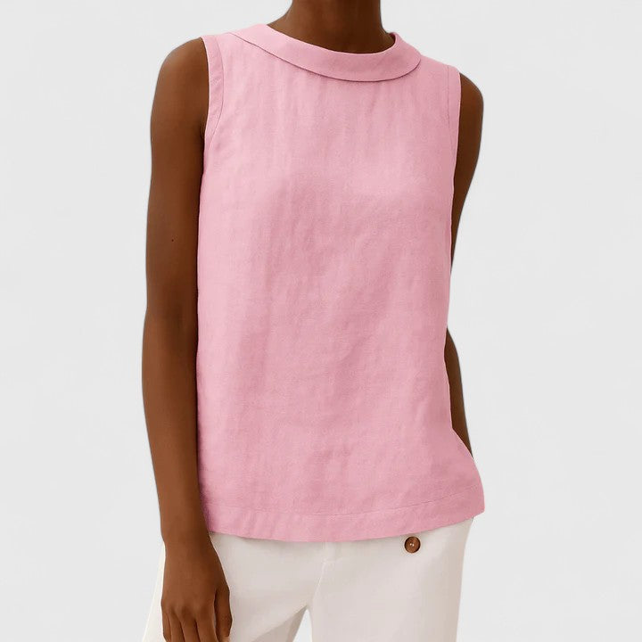 Anastine | Top elegante con Collo alto
