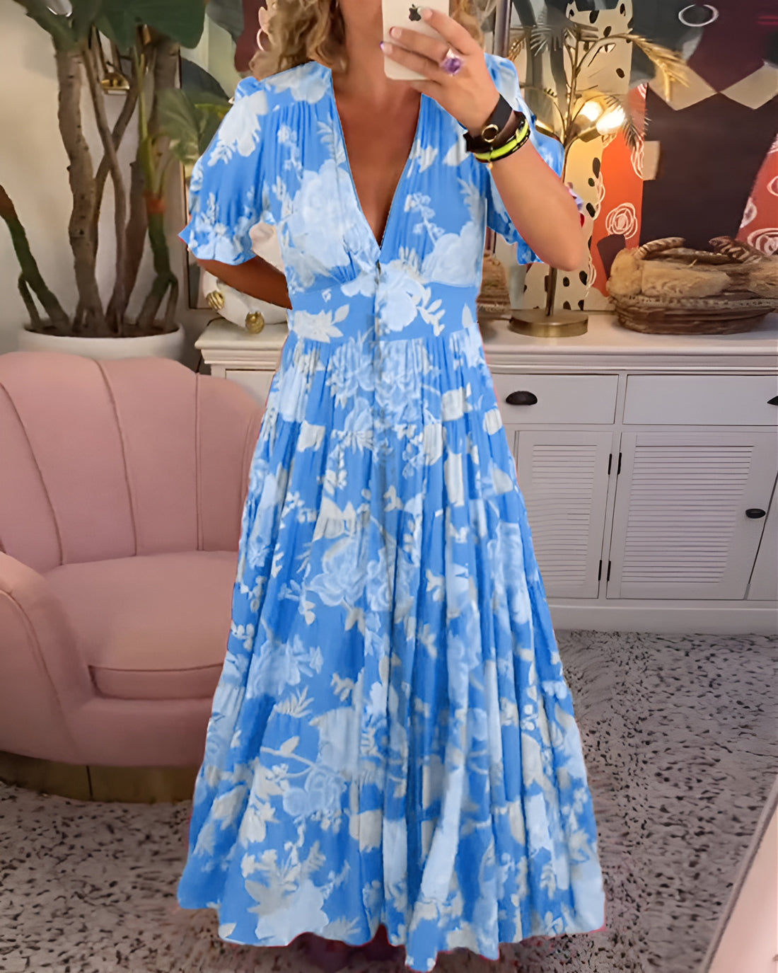 LANA – ABITO MAXI FIORI DI ESTATE