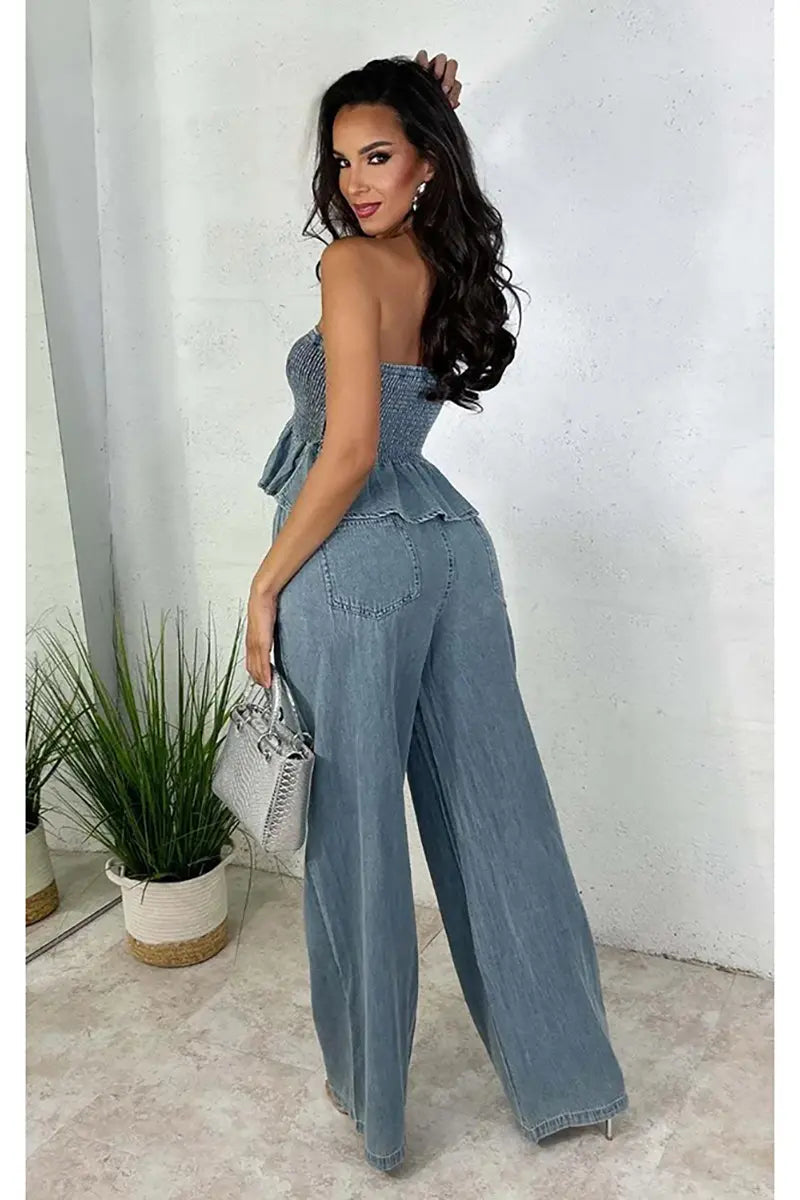 ISLA – SET DUE PEZZI IN DENIM STILOSO