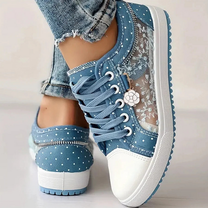 Elettra - Sneakers floreales leggere
