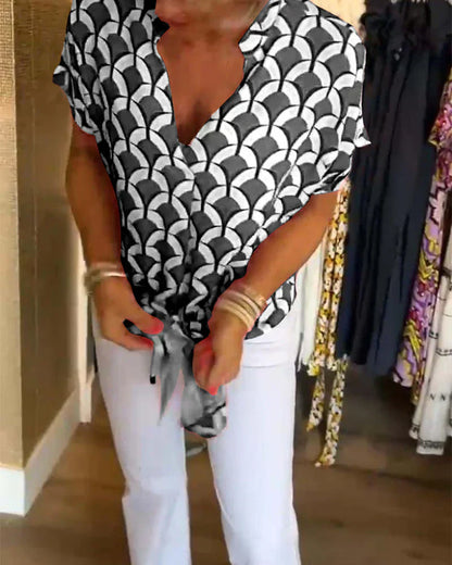 BLUSA STAMPATA ELEGANTE SOLVEIG
