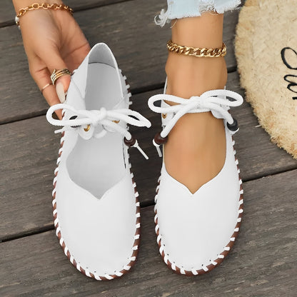 Carla - Scarpe classici con lacci e suola blanda da donna