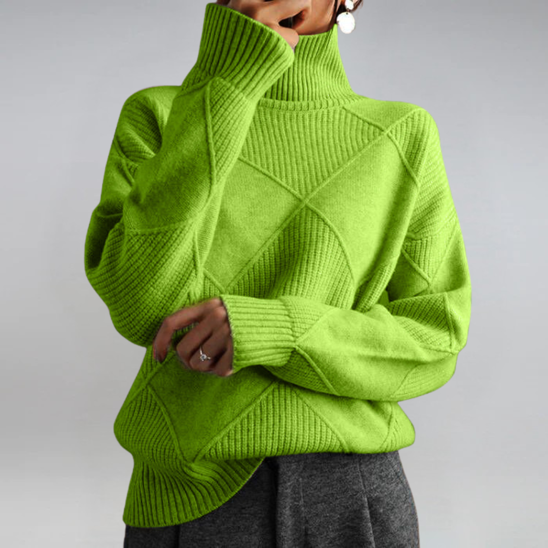 Lauren | Maglione a collo alto in cachemire luxe