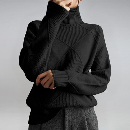 Lauren | Maglione a collo alto in cachemire luxe