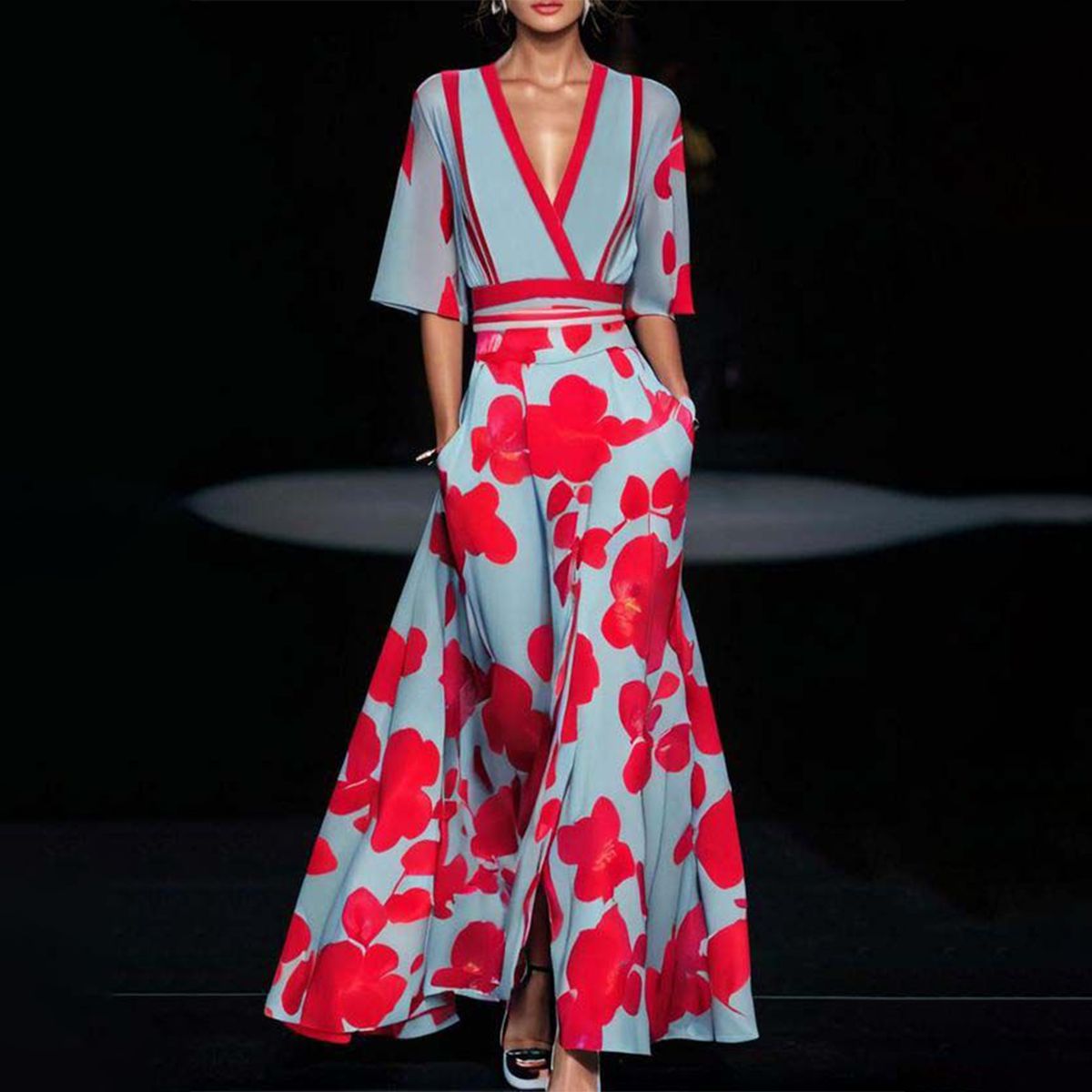 Andrina - Abito con Maniche Eleganti