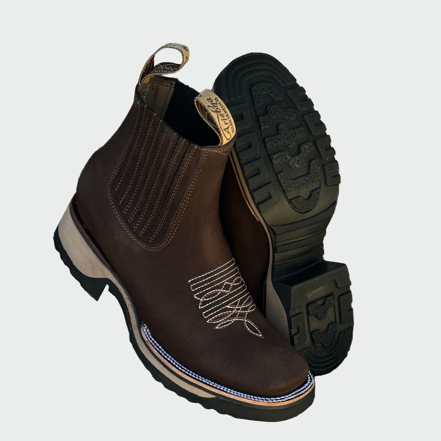 Stivali di cowboy in pelle