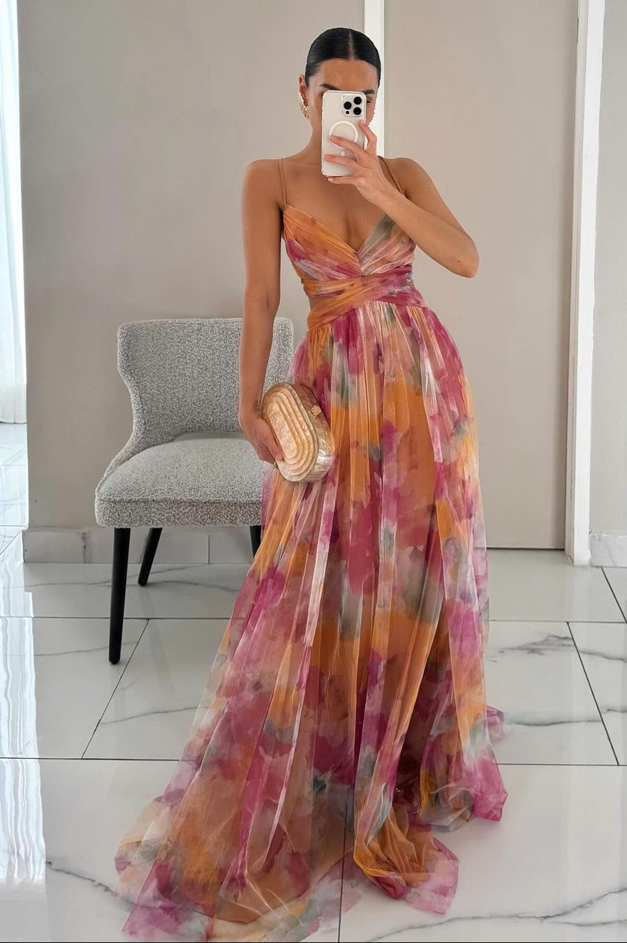 FRANCINE – ABITO MAXI DI GLAMOUR RADIANTE