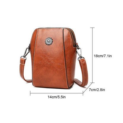 Viena - Mini Borsa di Mano Compatto di Colore tinta unita