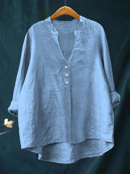 Blusa in lino Sabrina