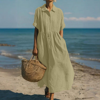 Alice™ | Abito chemisier di Bottoni in cotone