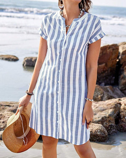 Pamela™ | Abito elegante a righe