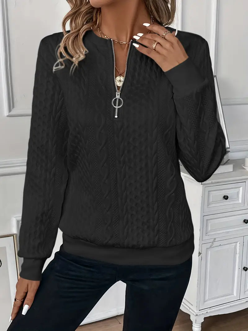 Herald - Maglione Elegante con Zip