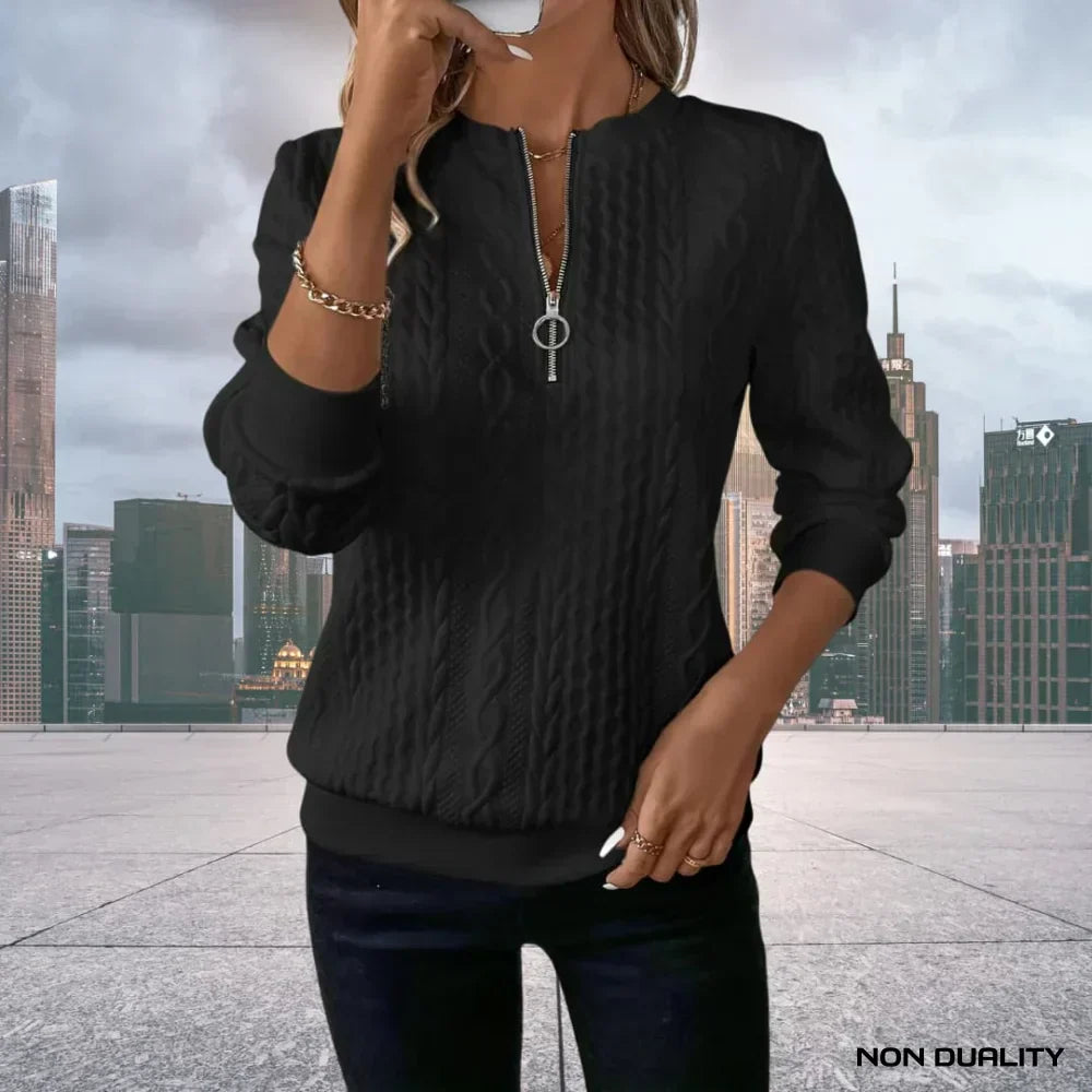 Maglione con zip di non-dualità
