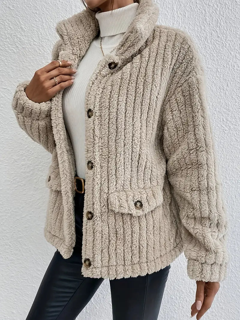 Nova™ | Cardigan di Bottoni in velluto Doppio Cara