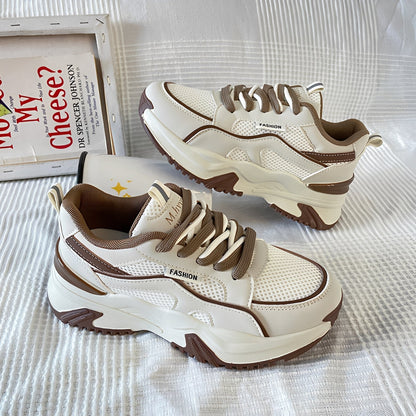 Rachel - Sneakers di red casual con tacco alto da donna