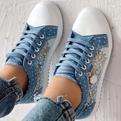 Elettra - Sneakers florales leggere