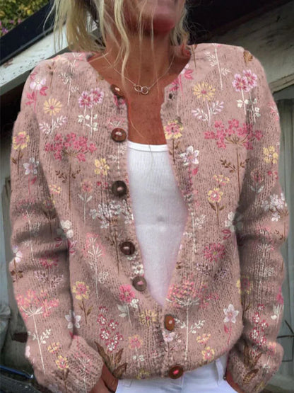 LILA | Cardigan di Fantasia Floreale
