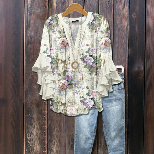Dakota™ - BLUSA CON FORMA LARGA E STAMPA FLOREALE