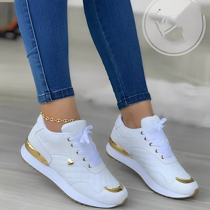 Agnès - Scarpe di lacci a cuadros da donna