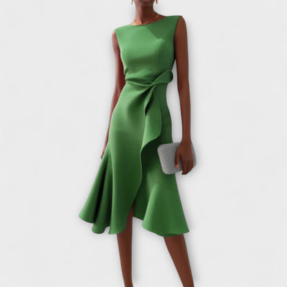Juliette – Abito midi Asimmetrico Draped