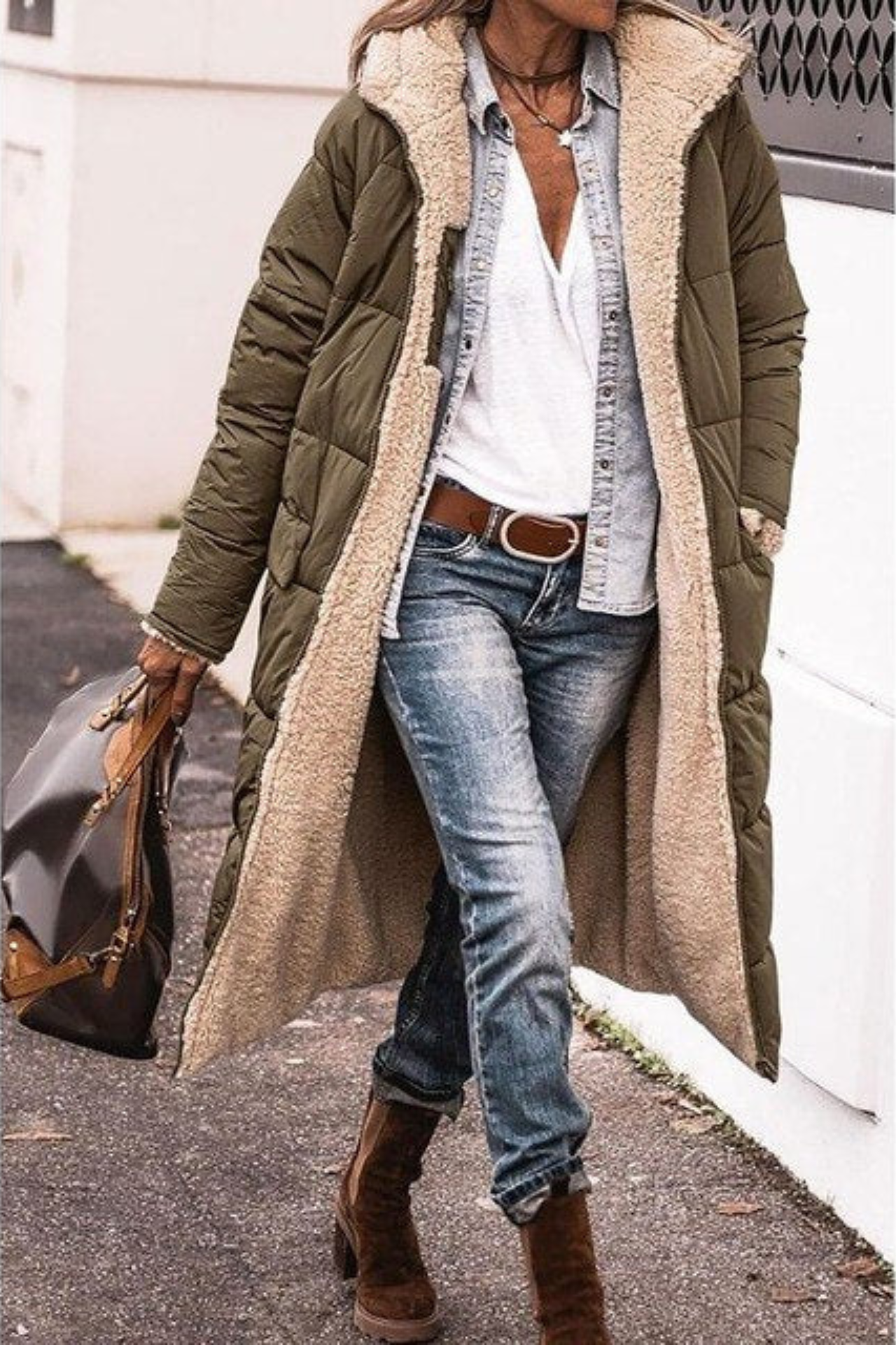 Sasha™ - Cappotto reversibile elegante Premium