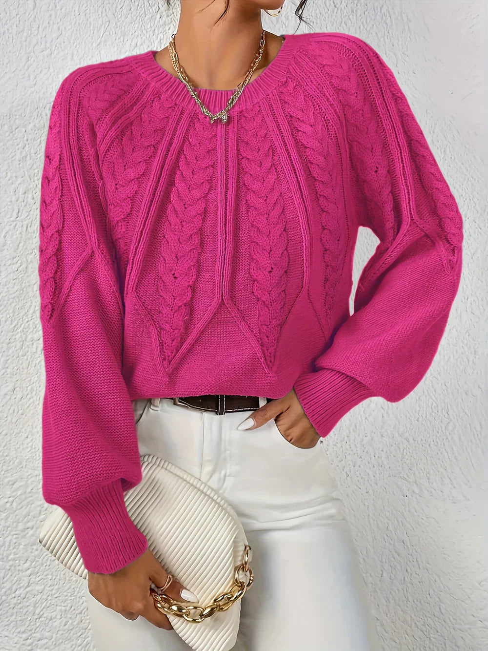 Louisa | Maglione all'uncinetto