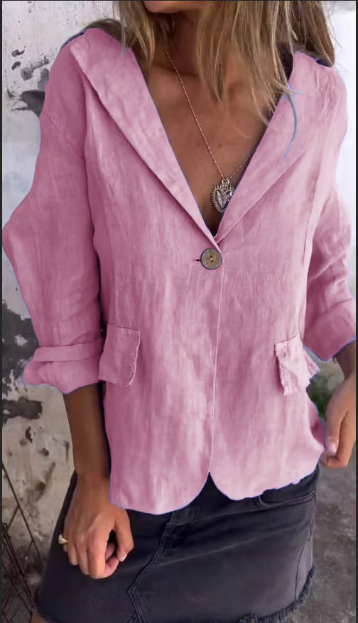 Elise | Blazer Leggero di Ispirazione Retrò