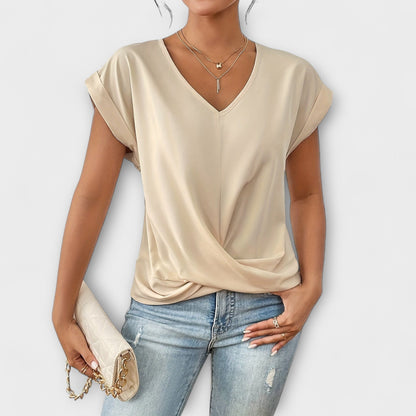 Carlinda | Elegante Top con scollo a V