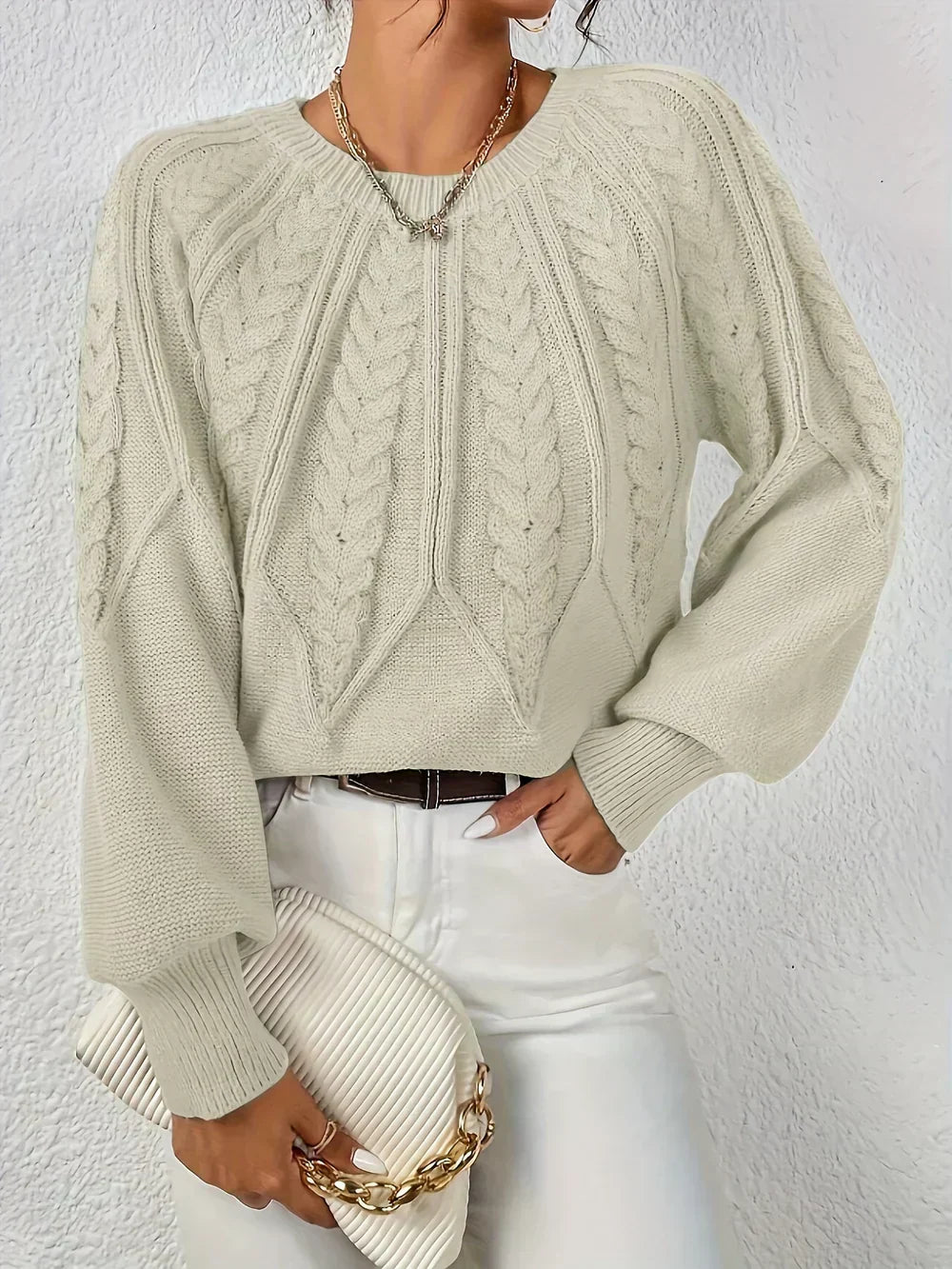 Louisa | Maglione all'uncinetto