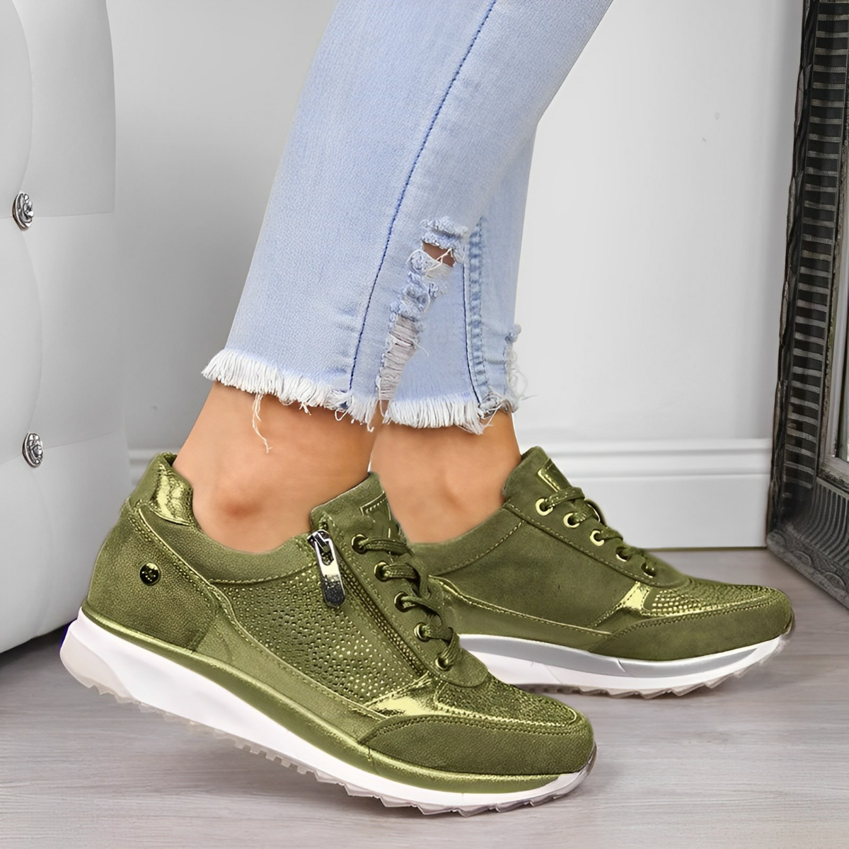 Pro Shoes – Sneakers sportive comode con cierre práctico
