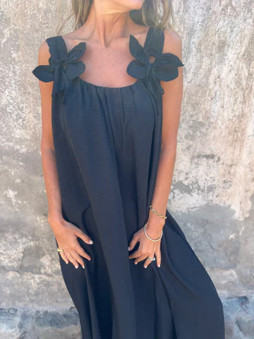 Abito floreale Scollo in U - Eleganza Senza tempo
