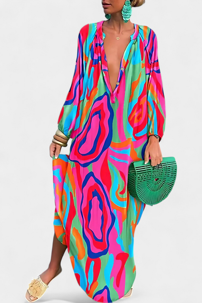 Malina Abito Boho con stile Leggero e Chic