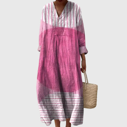 Stephanie | Abito midi Geometrico
