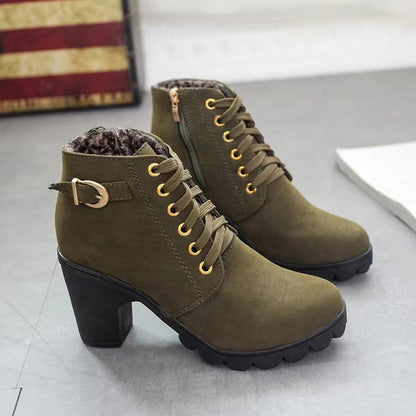 Stivaletti con Tacco Chunky da donna