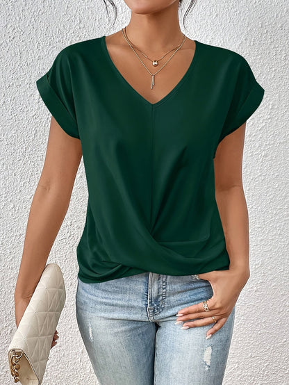 T-Camicia Casual V-Neck Sanne