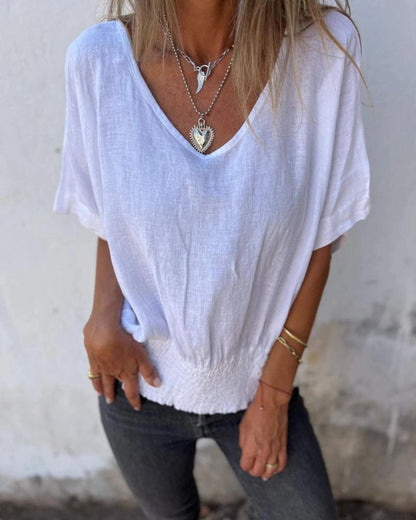 LENNOX – MAGLIETTA V DI COLLO CORTO