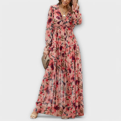 LILA – ABITO MAXI GIARDINO SEGRETO