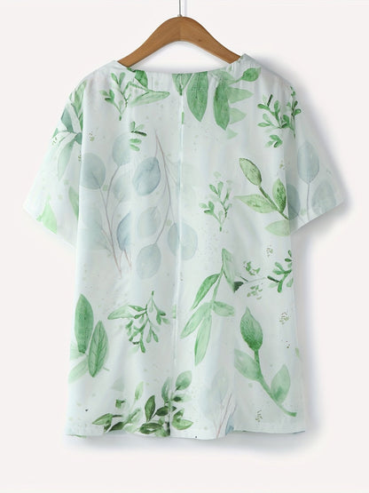 Sienna – Blusa con Dettaglio con bottoni Floreali
