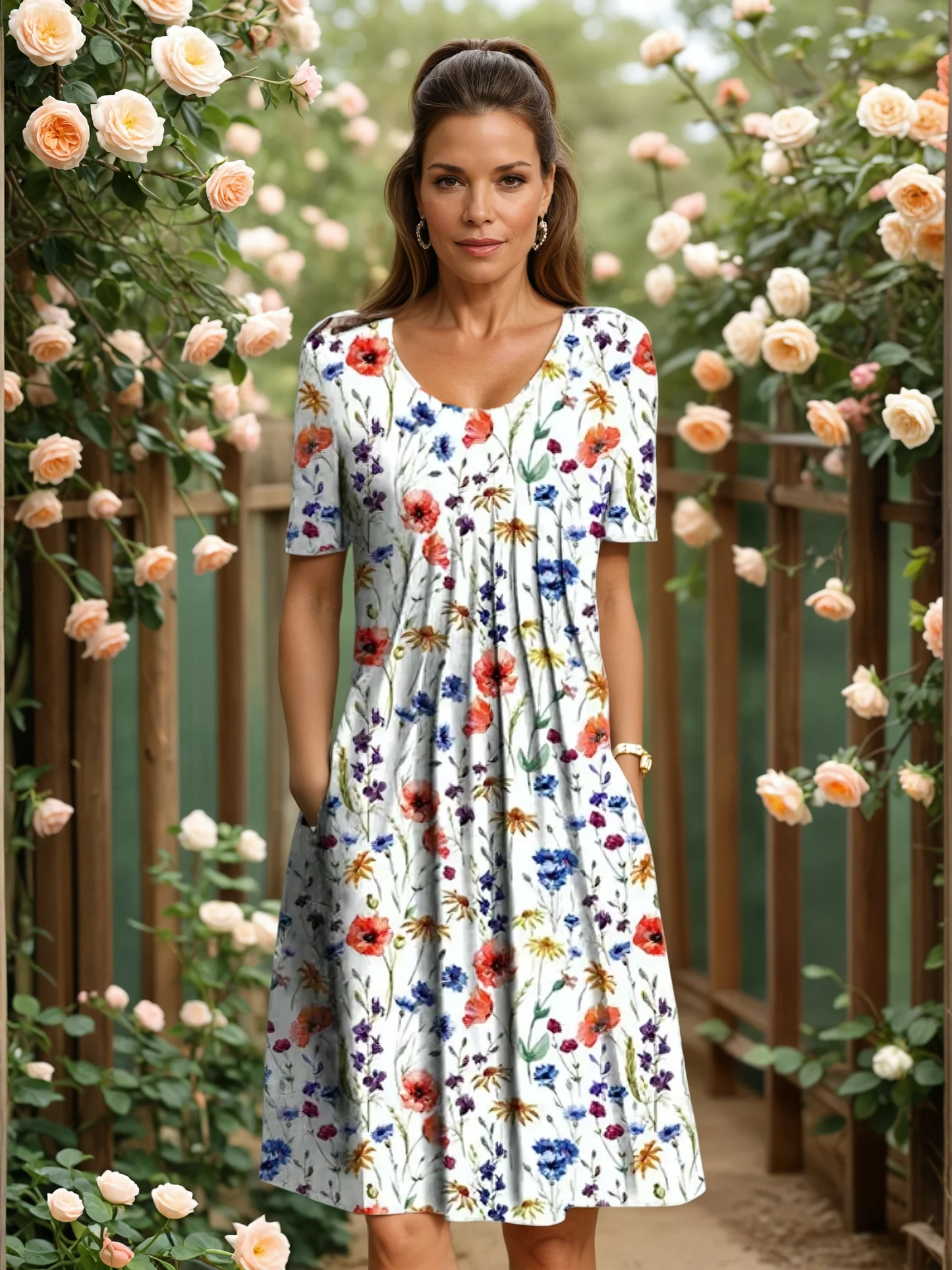 MARGA | ABITO ELEGANTE CON COPERTURA DEL VIENTRE