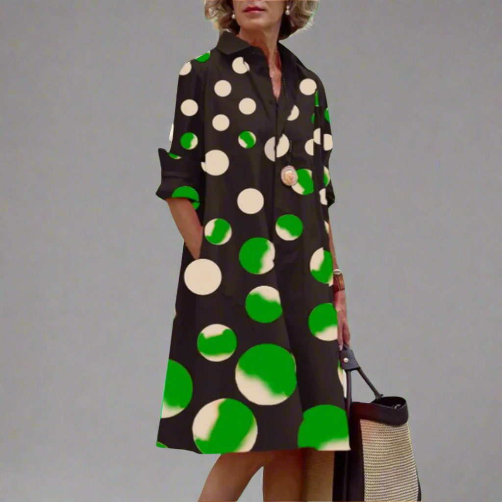 Nika - Abito Midi leggero di Stampato floreale da donna