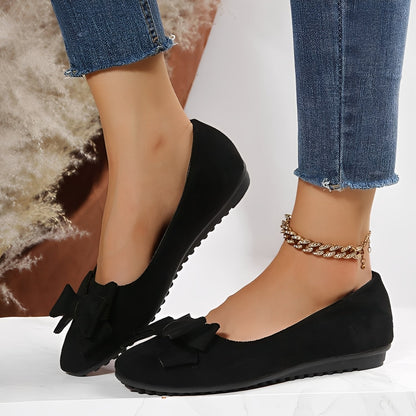 Megan - Scarpe in camoscio casual con lazo per donna