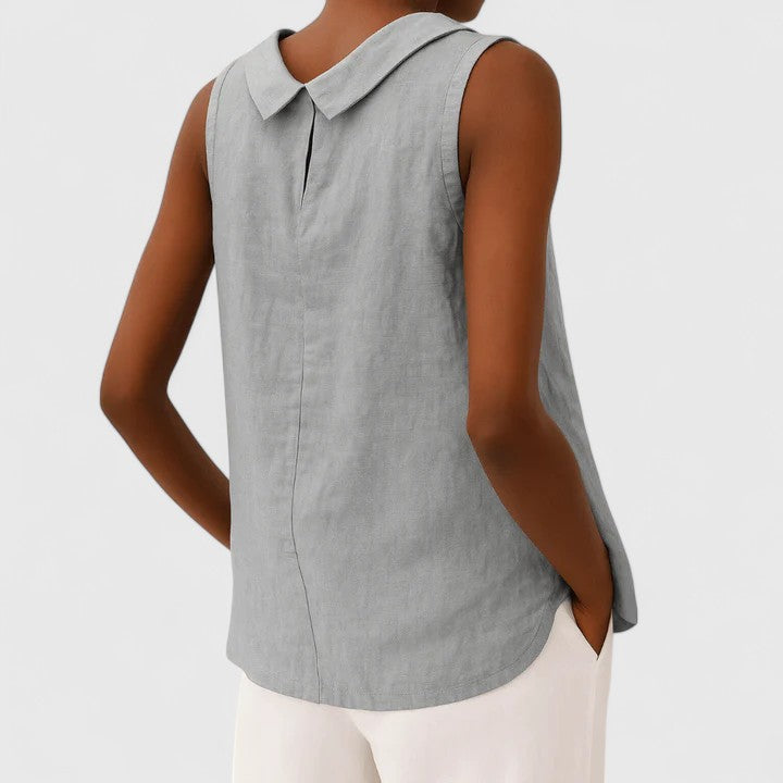 Anastine | Top elegante con Collo alto