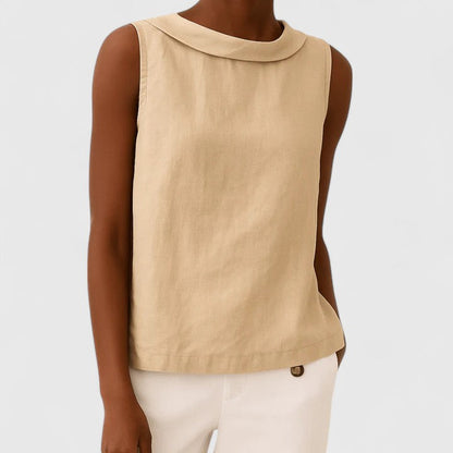 Anastine | Top elegante con Collo alto