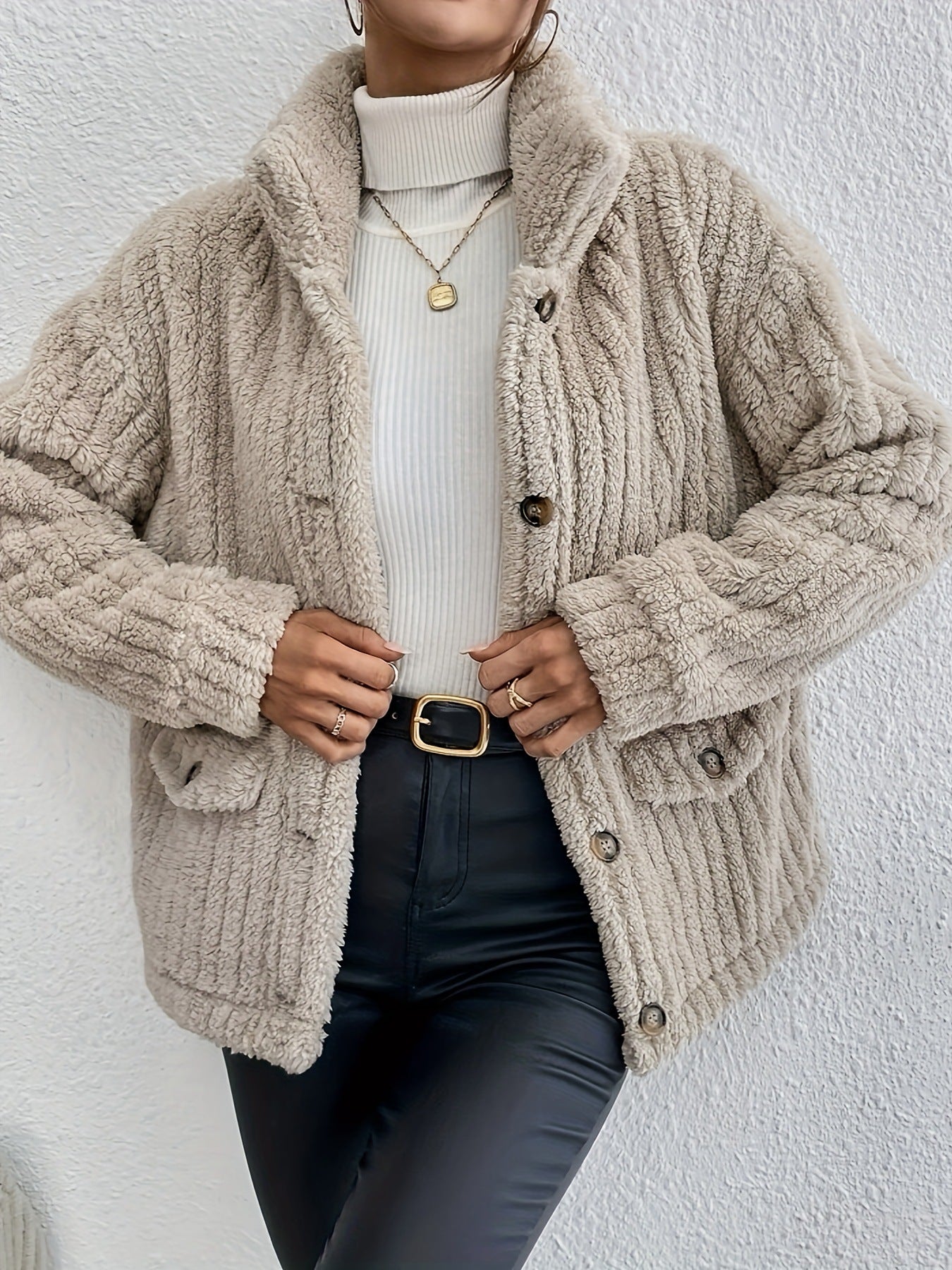 Nova™ | Cardigan di Bottone in velluto Doppio Cara